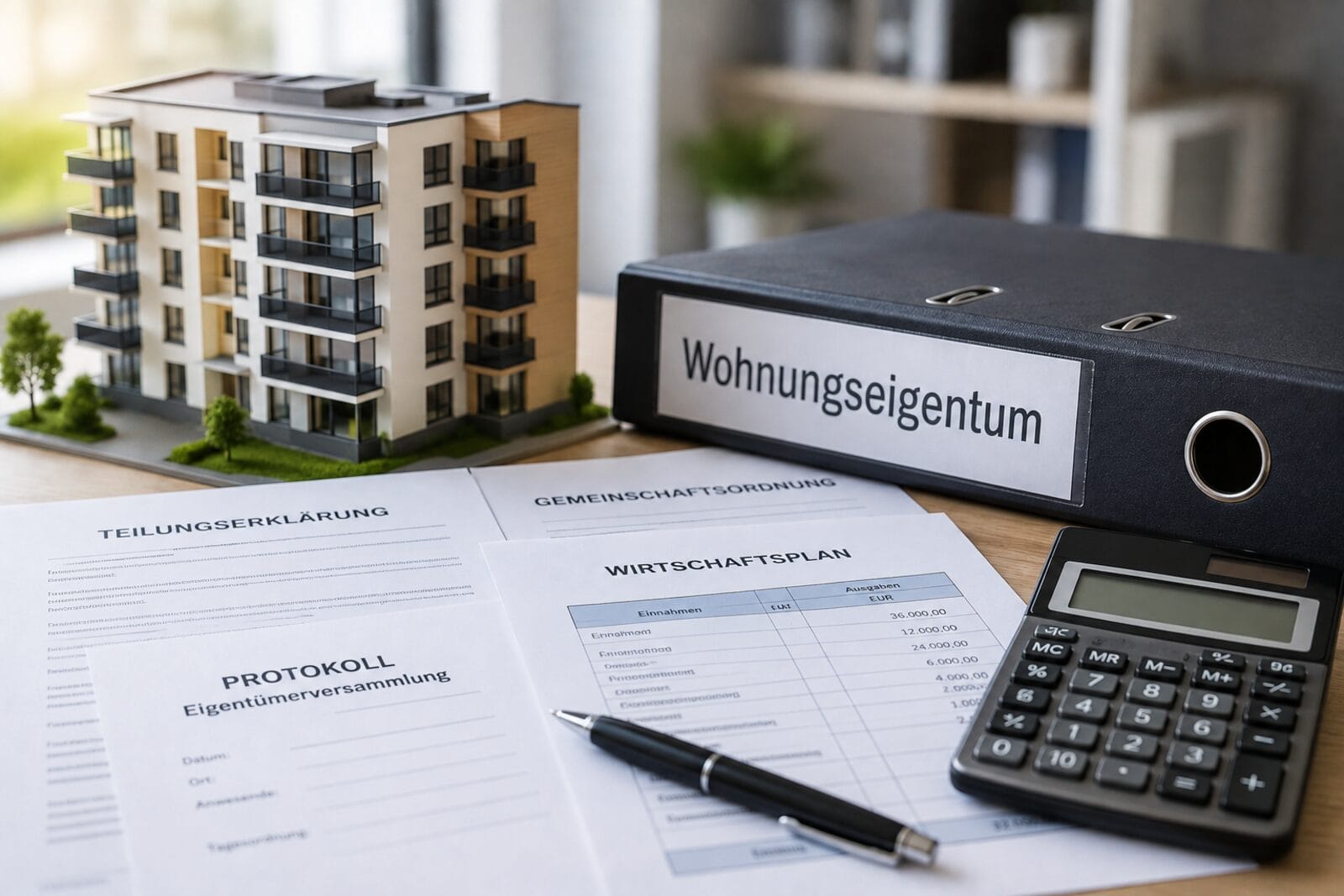 Eigentumswohnung kaufen: Teilungserklärung, Hausgeld und Rücklage richtig prüfen (KI-generiertes Bild)