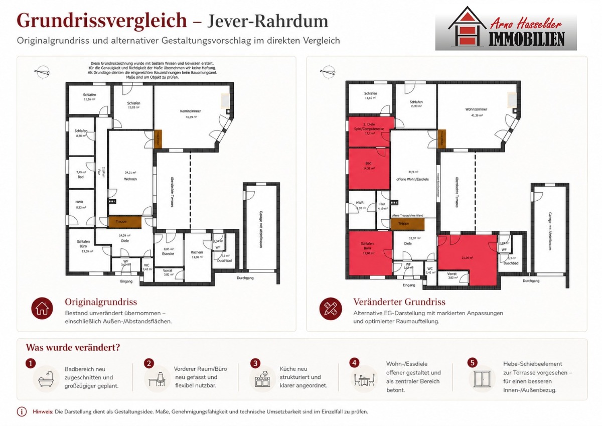 Darstellung Grundrißveränderung 23
