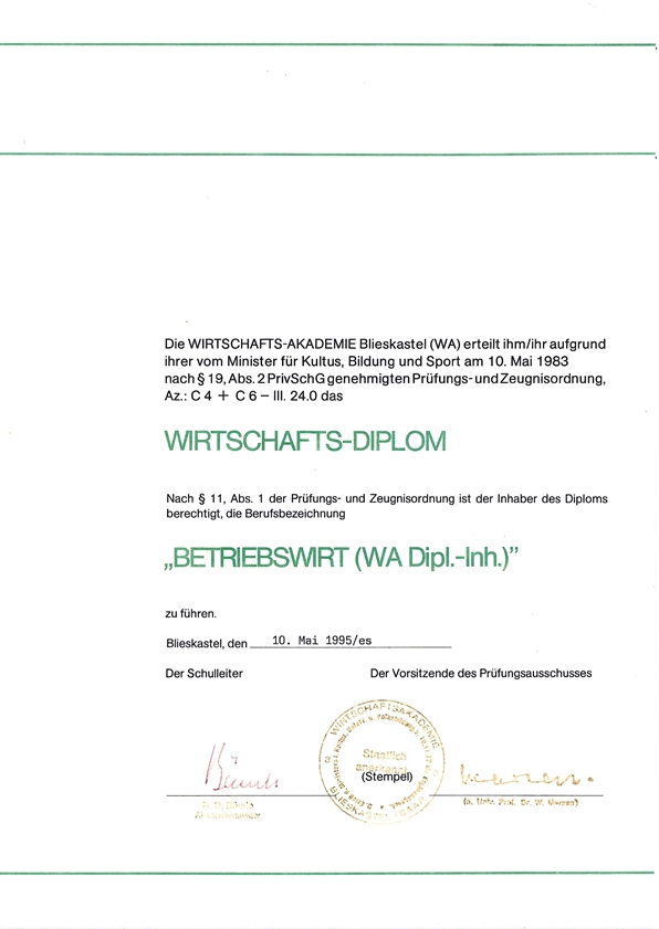 Diplom Seite 2